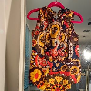 Women’s JCREW Paisley Tank, Size XS